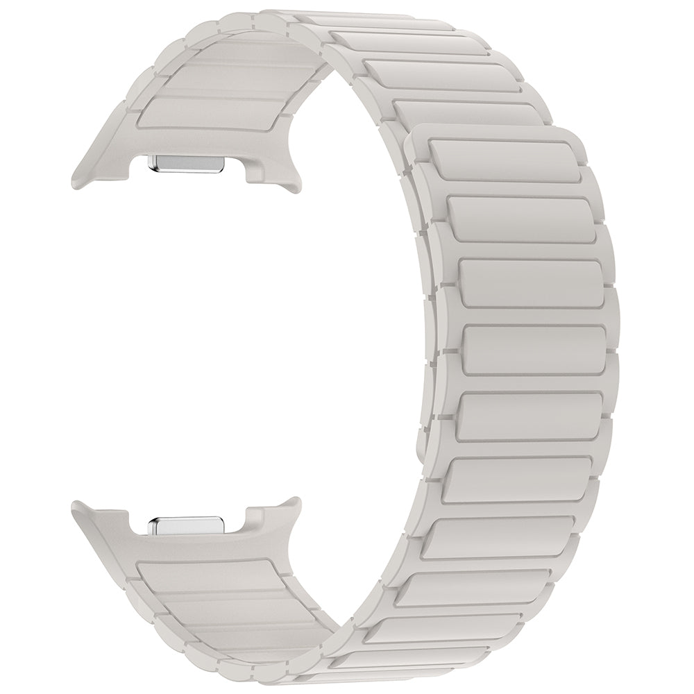 Galaxy Watch 8 Zore KRD-146 Silicone Band Strap Starlight-Orange 