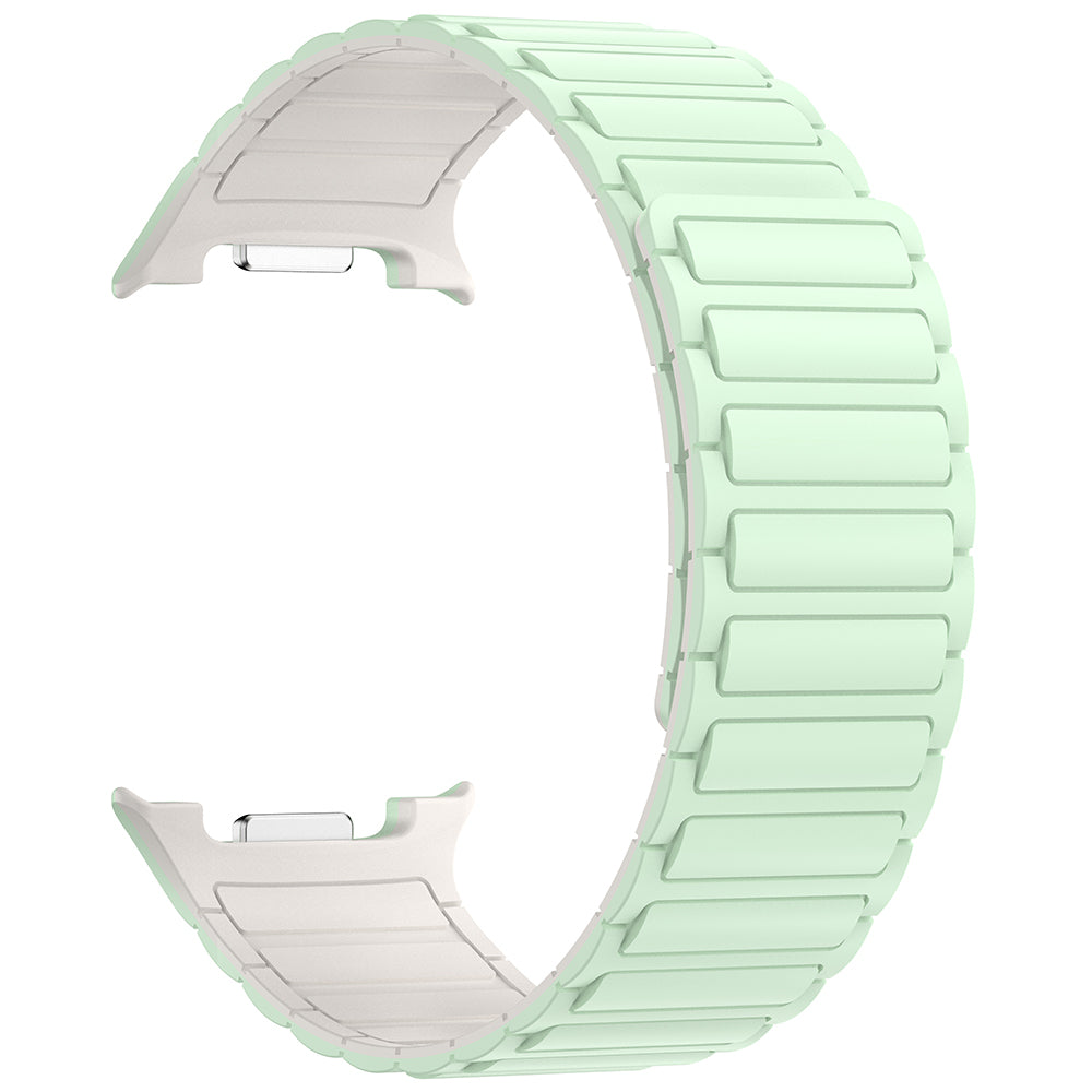 Galaxy Watch 8 Zore KRD-146 Silicone Band Strap Starlight-Orange 