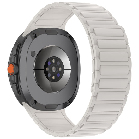 Galaxy Watch 8 Zore KRD-146 Silicone Band Strap Starlight 