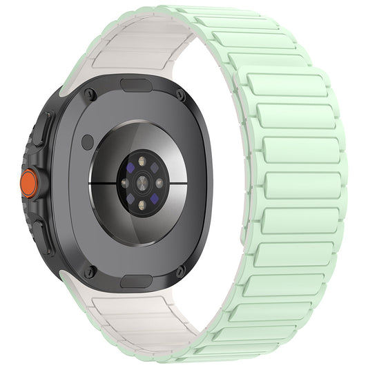 Galaxy Watch 8 Zore KRD-146 Silicone Band Strap Green-Starlight 