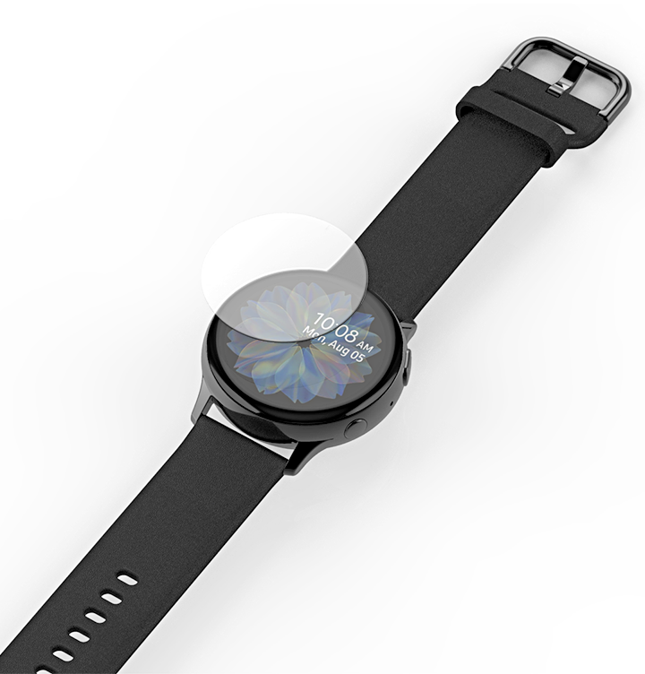Galaxy Watch Active 2 40mm Araree Pure Diamond Pet Screen Protector Colorless 