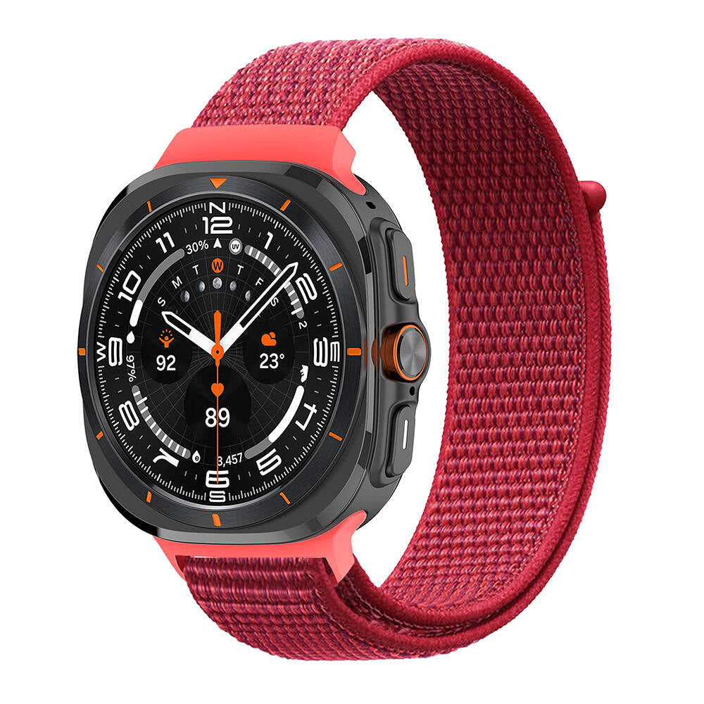 Galaxy Watch Ultra 47mm Zore KRD-03 Mesh Strap Dark Green