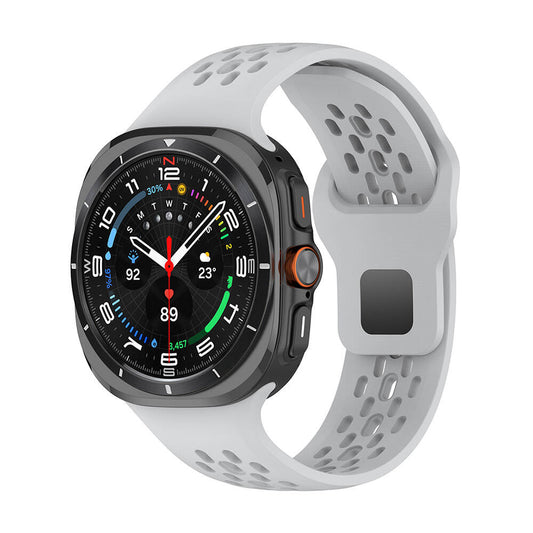 Galaxy Watch Ultra 47mm Zore KRD-119 Perforated Design Silicone Strap Gray 