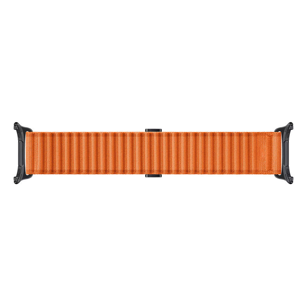 Galaxy Watch Ultra 47mm Zore KRD-120 Nylon Fabric Braided Strap Black 