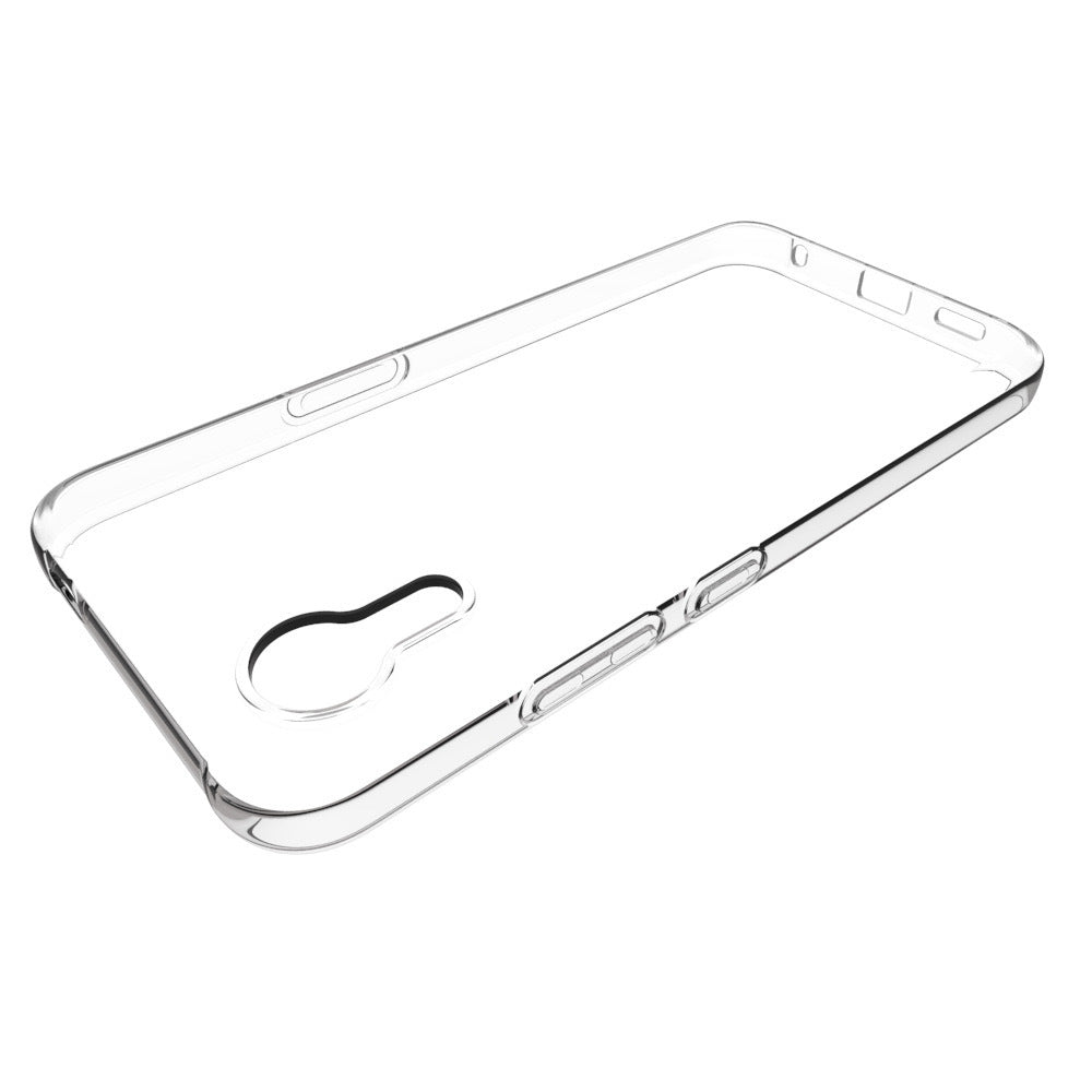 Galaxy XCover7 Case Zore Super Silicone Cover Transparent