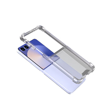 Galaxy Z Flip 7 Kılıf Zore Nitro Anti Shock Silikon Şeffaf