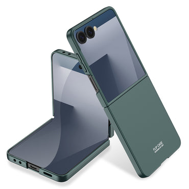 Galaxy Z Flip 7 Case Zore Hard Case Cover Titanium-Gray