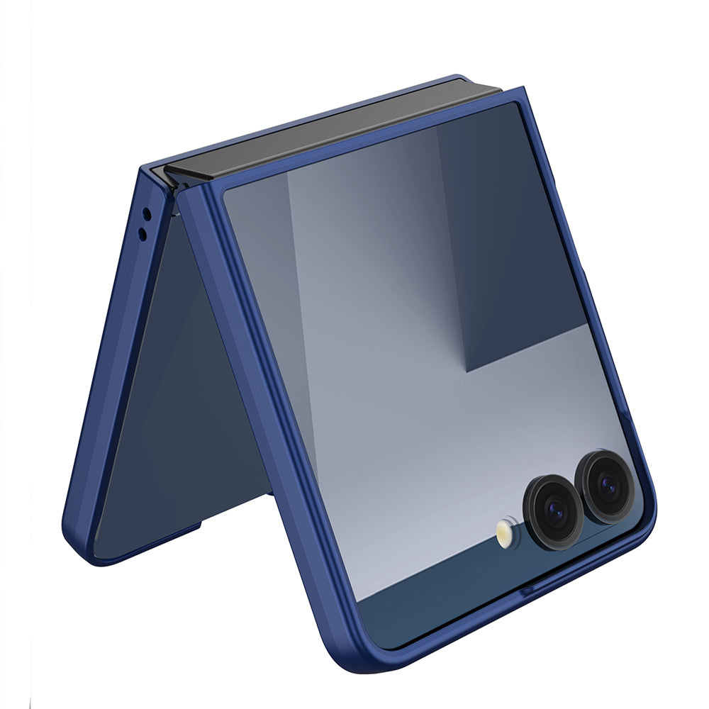 Galaxy Z Flip 7 Case Zore Hard Case Cover Titanium-Gray