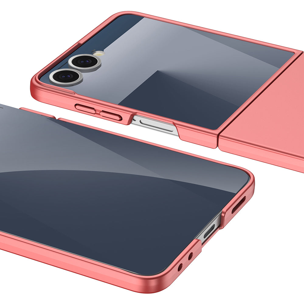 Galaxy Z Flip 7 Case Zore Hard Case Cover Titanium-Gray