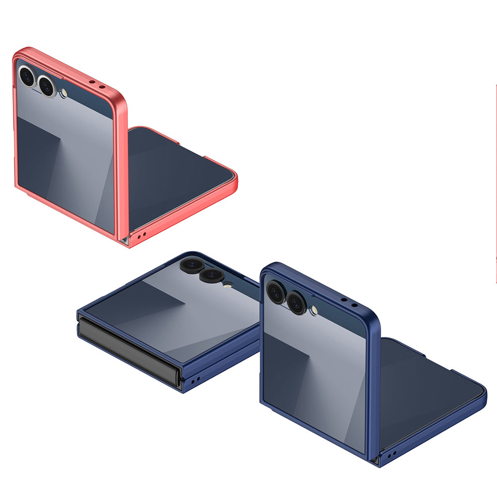 Galaxy Z Flip 7 Case Zore Hard Case Cover Titanium-Gray