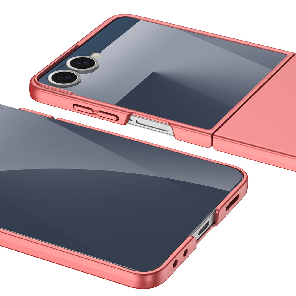 Galaxy Z Flip 7 Case Zore Hard Case Cover Titanium-Gray