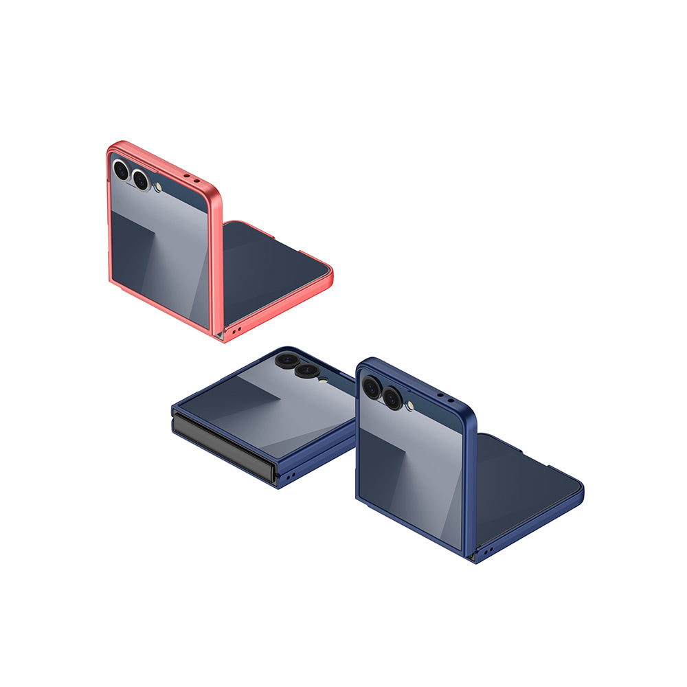 Galaxy Z Flip 7 Case Zore Hard Case Cover Titanium-Gray