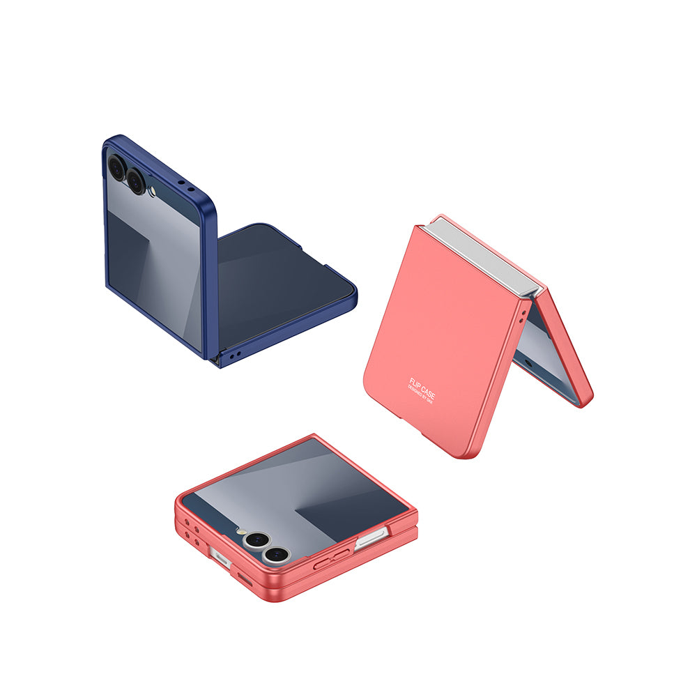 Galaxy Z Flip 7 Case Zore Hard Case Cover Titanium-Gray