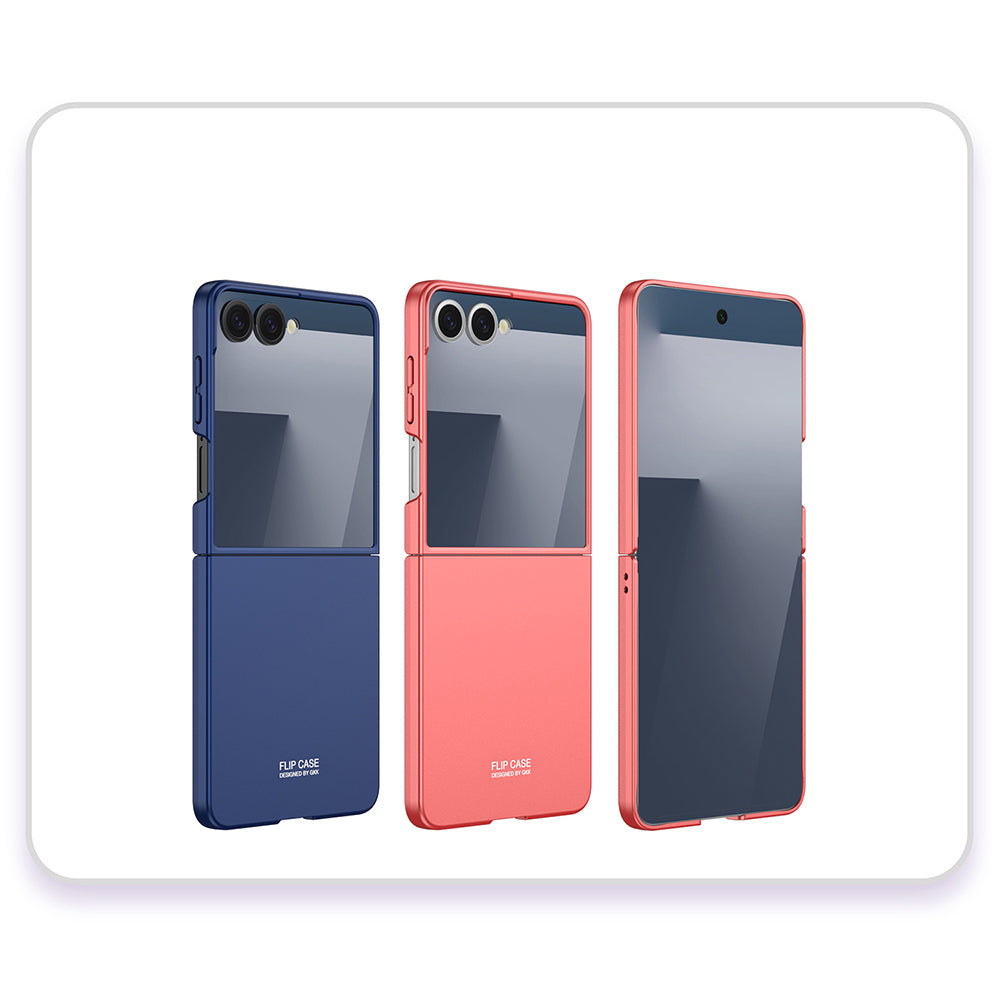 Galaxy Z Flip 7 Case Zore Hard Case Cover Titanium-Gray