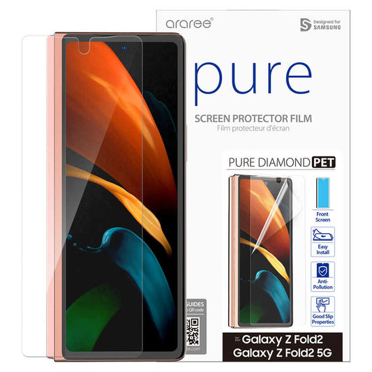 Galaxy Z Fold 2 Araree Pure Diamond Pet Screen Protector Colorless 