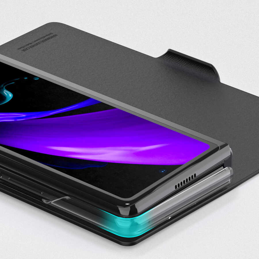 Galaxy Z Fold 2 Case Araree Bonnet Case Black