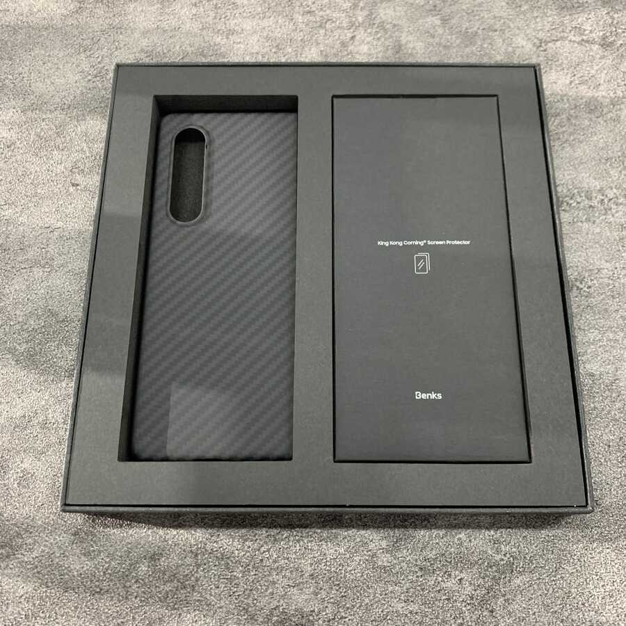 Galaxy Z Fold 3 Case Benks 3 in 1 Suit Cover Black 