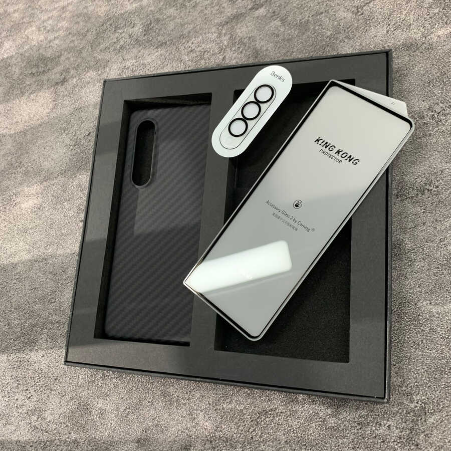 Galaxy Z Fold 3 Case Benks 3 in 1 Suit Cover Black 