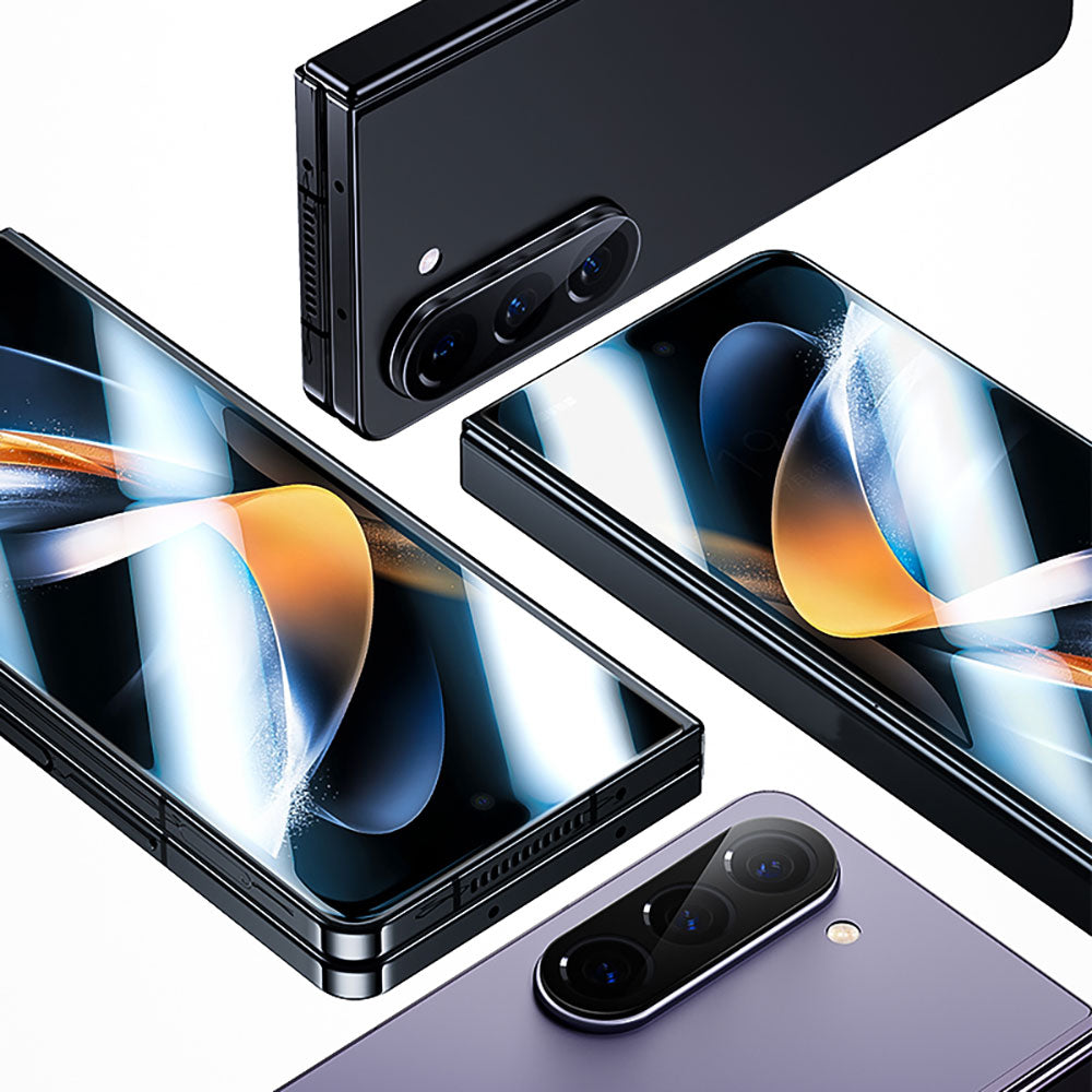 Galaxy Z Fold 5 Benks Combo Dual Set (Corning Screen Protector + Camera Lens Protector) Black 