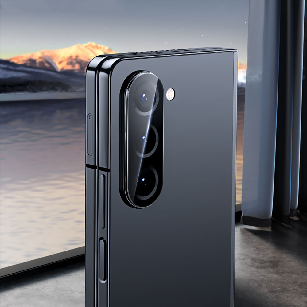 Galaxy Z Fold 5 Benks Combo Dual Set (Corning Screen Protector + Camera Lens Protector) Black 