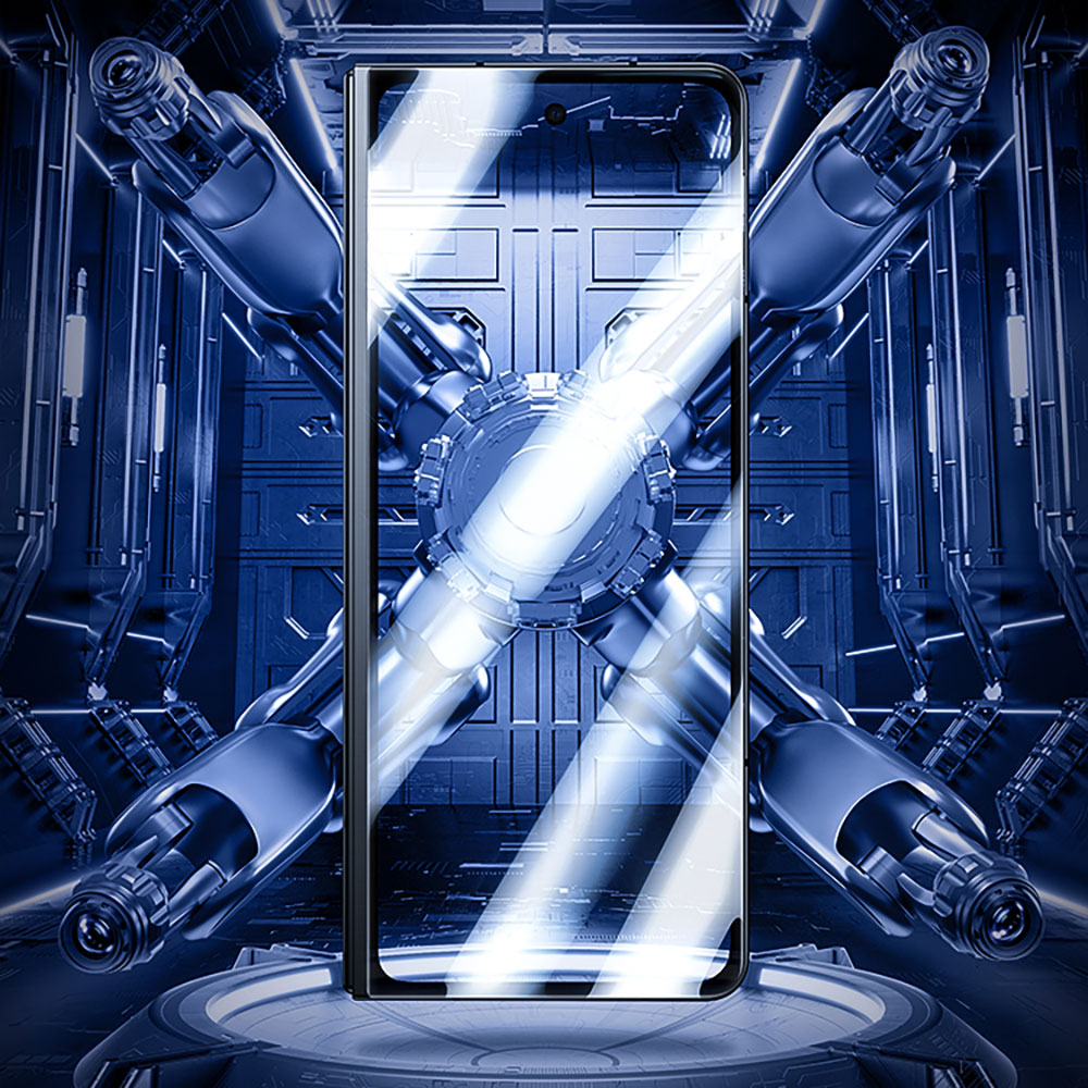 Galaxy Z Fold 5 Benks Combo Dual Set (Corning Screen Protector + Camera Lens Protector) Black 