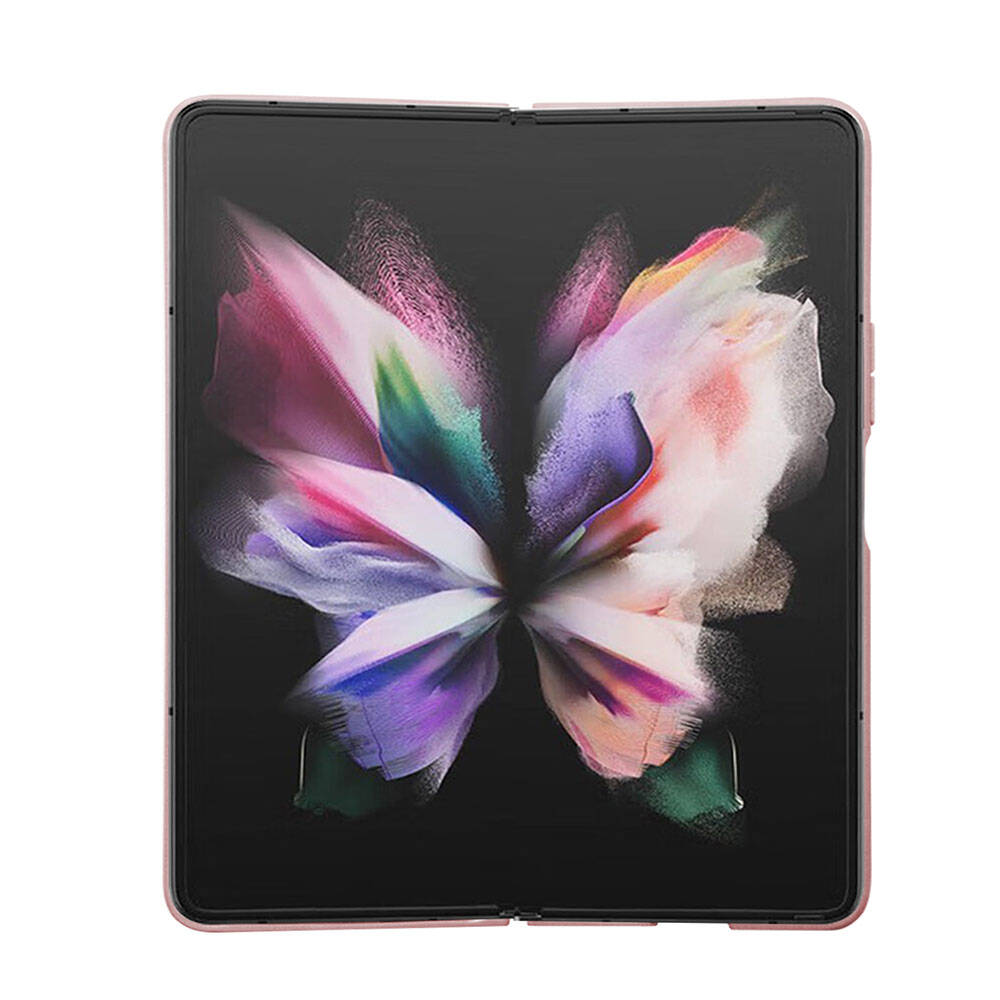 Galaxy Z Fold 5 Case Guess Original Licensed Glitter Script Cover with Logo Pink