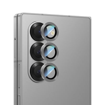 Galaxy Z Fold 6 CaseWorld Alloy Serisi Oleofobik Anti Reflective Kamera Lens Koruyucu Siyah