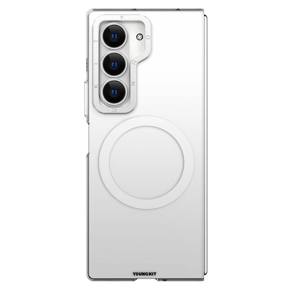 Galaxy Z Fold 6 Case Transparent with M-safe Charging Function Youngkit Crystal Shield Series Cover Transparent 
