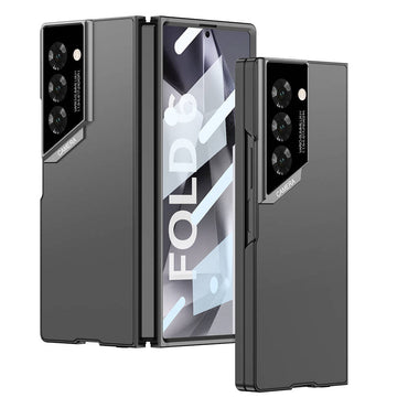 Galaxy Z Fold 6 Case Ultra Thin Camera Protection Hard Rubber Zore 3rd Series Procase Cover Black 