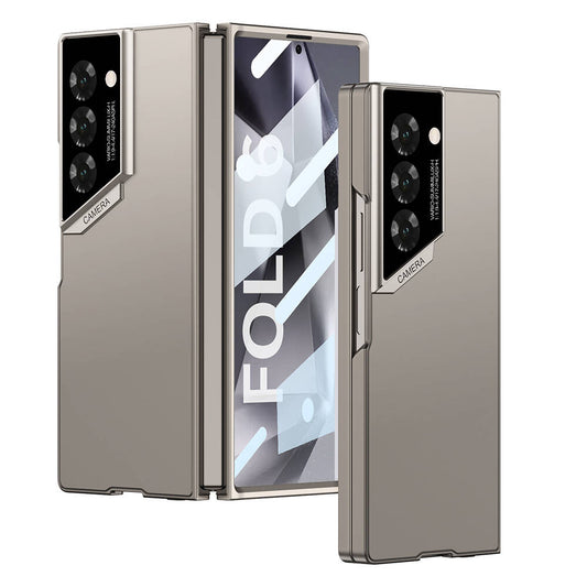 Galaxy Z Fold 6 Case Ultra Thin Camera Protection Hard Rubber Zore 3rd Series Procase Cover Titanium-Gray 