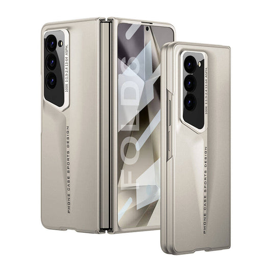 Galaxy Z Fold 6 Case Ultra Thin Camera Protection Hard Rubber Zore Procase Cover Titanium-Gray 
