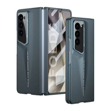 Galaxy Z Fold 6 Case Ultra Thin Camera Protection Hard Rubber Zore Procase Cover Gray 