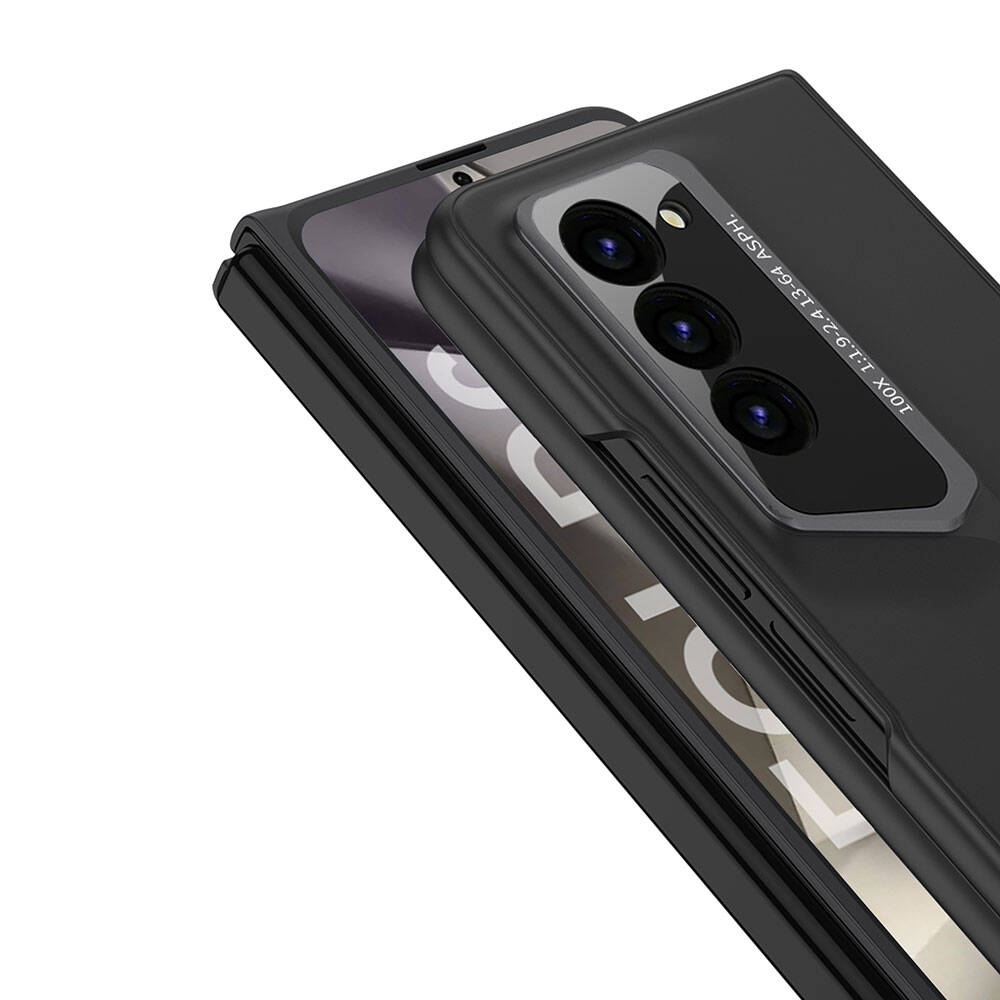 Galaxy Z Fold 6 Case Ultra Thin Camera Protection Hard Rubber Zore Procase Cover Titanium-Gray 