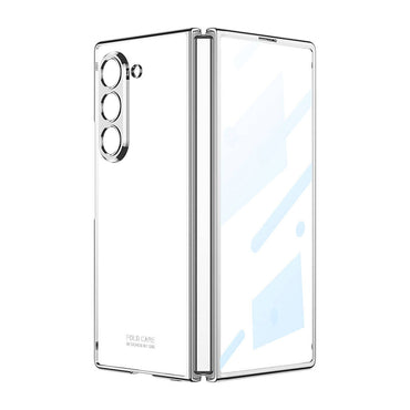 Galaxy Z Fold 6 Case Zore Full Glass Case Transparent Cover