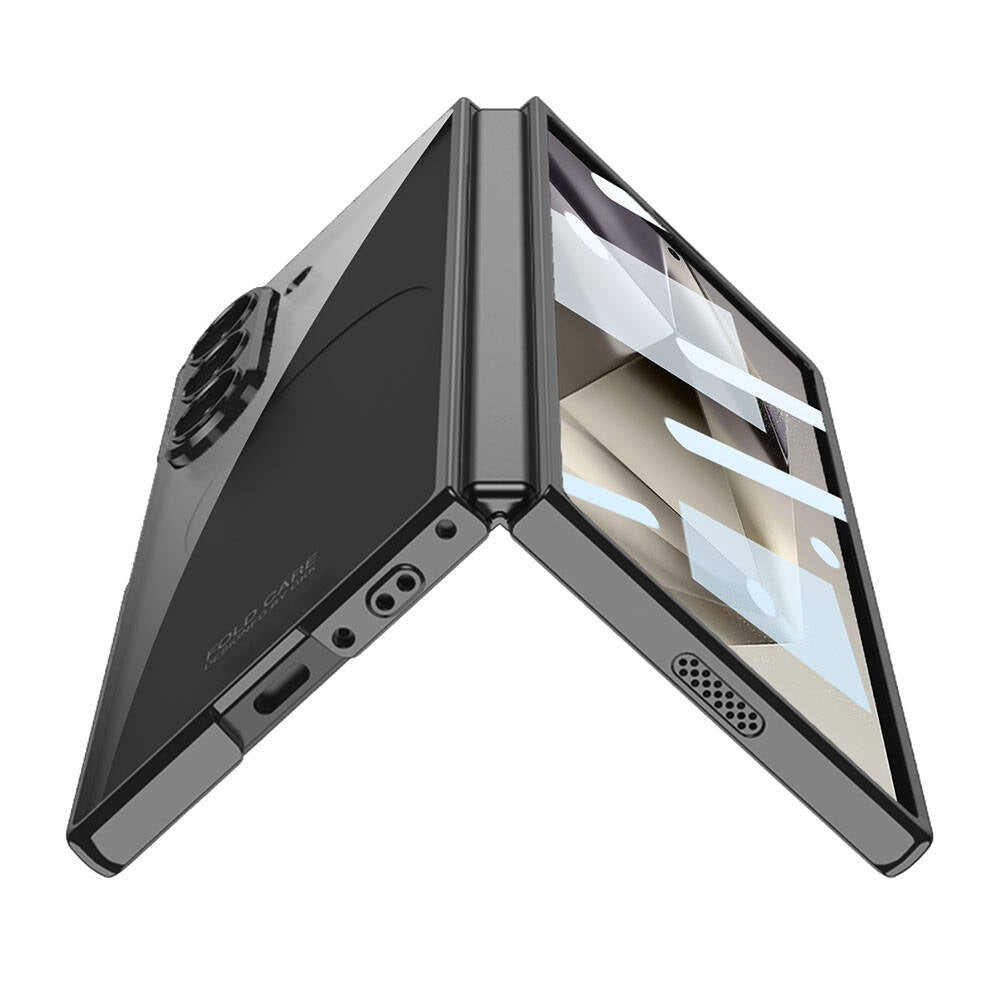 Galaxy Z Fold 6 Case Zore Full Glass Case Transparent Cover