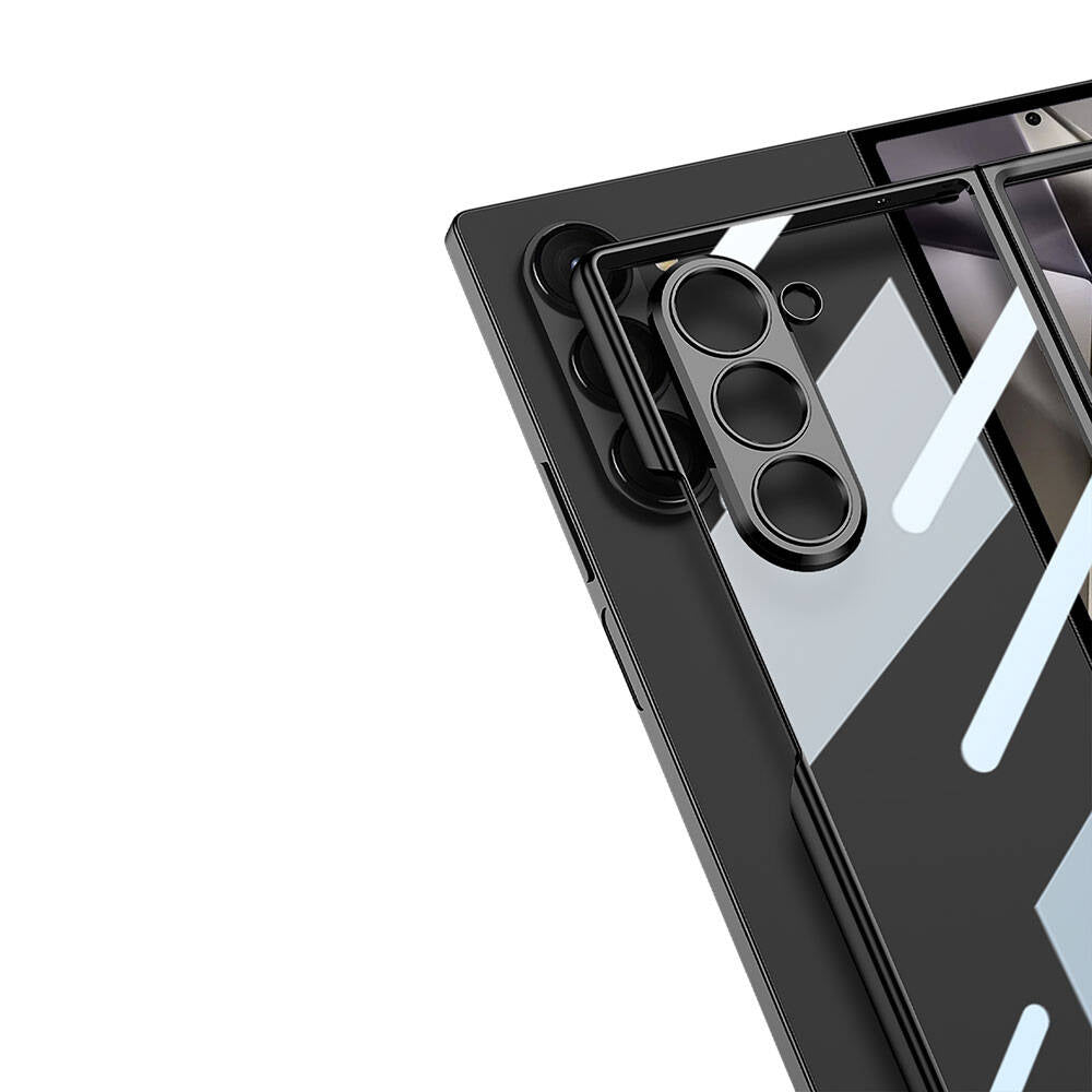 Galaxy Z Fold 6 Case Zore Full Glass Case Transparent Cover