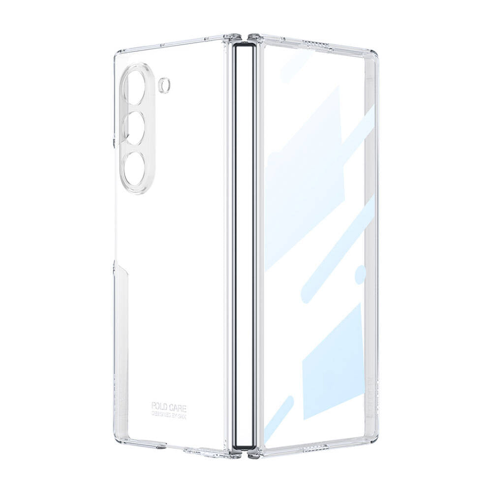 Galaxy Z Fold 6 Case Zore Full Glass Case Transparent Cover