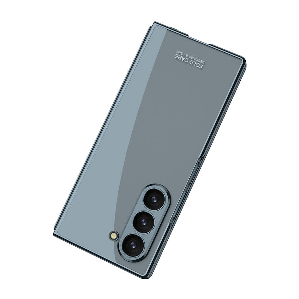 Galaxy Z Fold 6 Case Zore Full Glass Case Transparent Cover