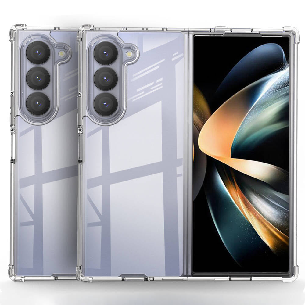 Galaxy Z Fold 6 Case Zore Nitro Anti Shock Silicone Transparent
