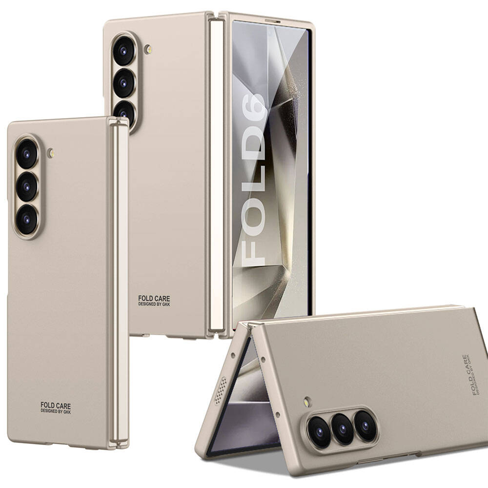 Galaxy Z Fold 6 Case Zore Hard Case Cover Titanium-Gray