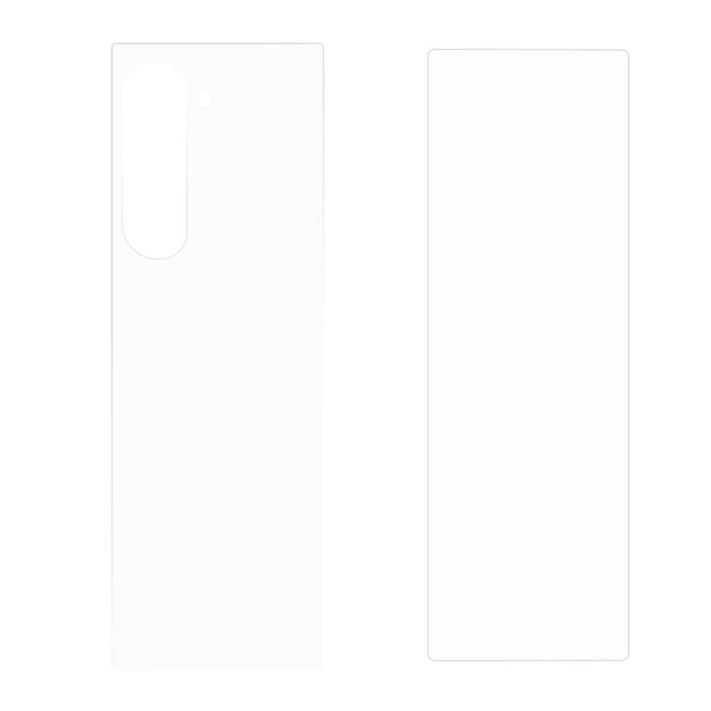 Galaxy Z Fold 6 Zore Etnaa 2in1 Glass Screen Protector Transparent