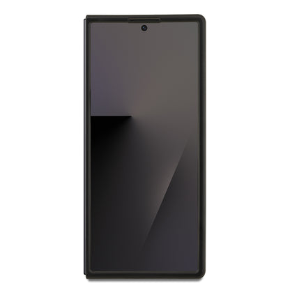 Galaxy Z Fold 7 Kılıf Lacoste Orjinal Lisanslı M-safe Şarj Özellikli Pike Desenli Arka Yüzey İkonik Timsah Metal Logolu Kapak Siyah