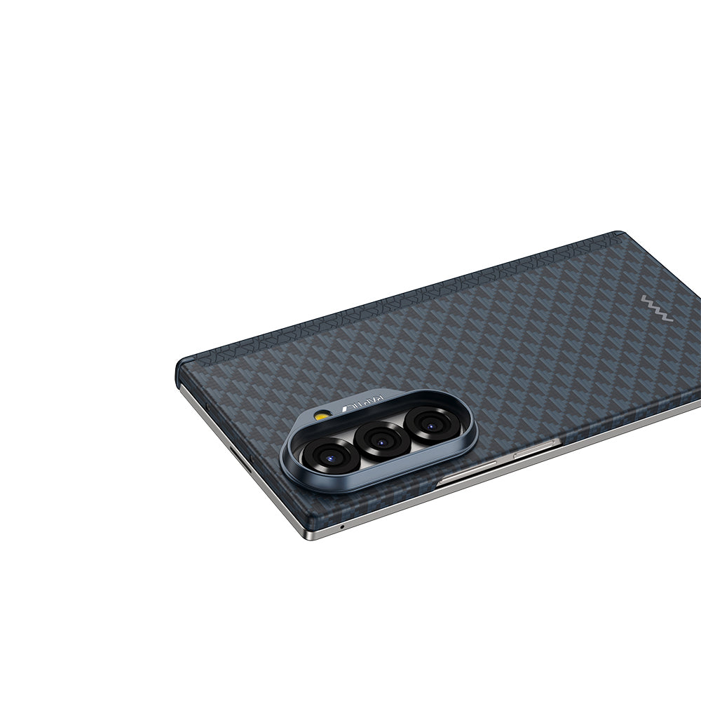 Galaxy Z Fold 7 Kılıf M-safe Şarj Özellikli Raptic Aramid Skin-Pro Profound Serisi Kapak