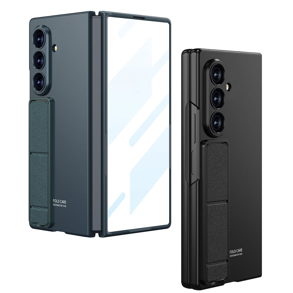 Galaxy Z Fold 7 Case with Stand Zore Kıpta Qstand Cover Black 