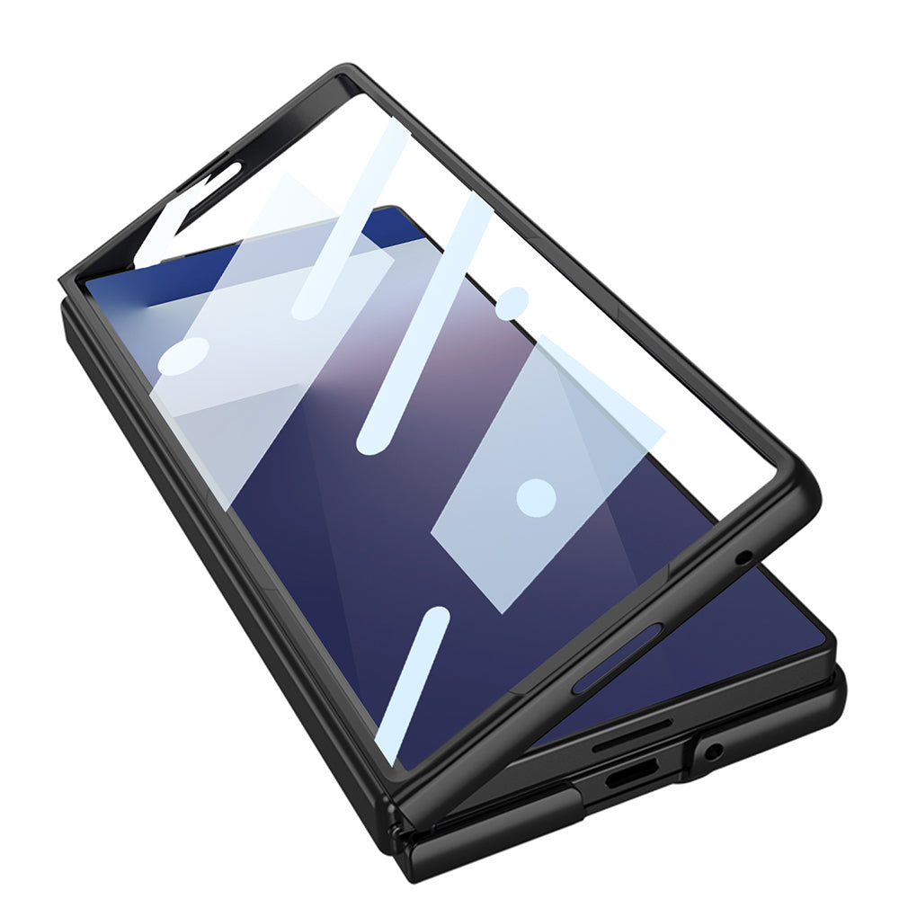 Galaxy Z Fold 7 Case with Stand Zore Kıpta Qstand Cover Black 