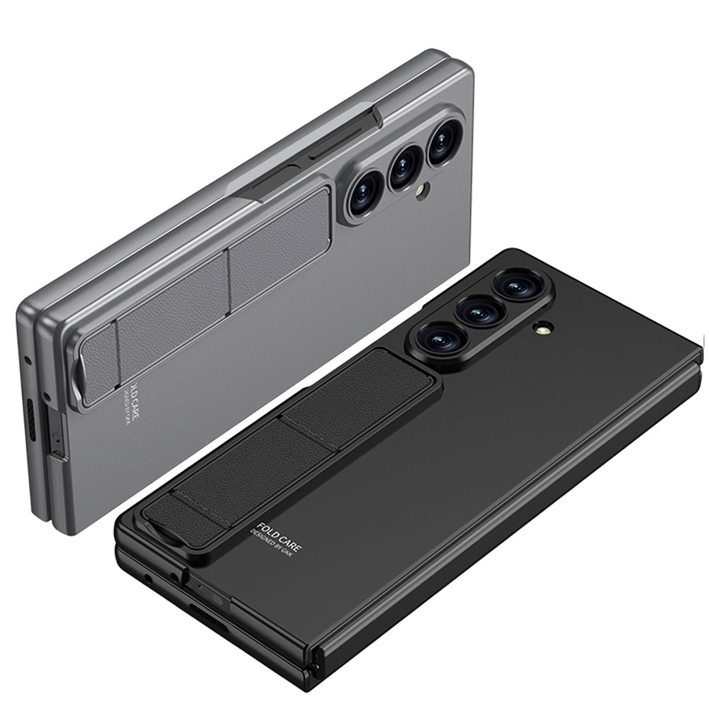 Galaxy Z Fold 7 Case with Stand Zore Kıpta Qstand Cover Black 