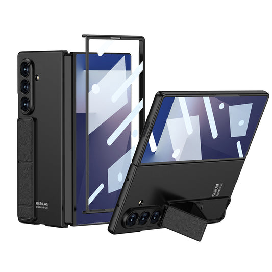 Galaxy Z Fold 7 Case with Stand Zore Kıpta Qstand Cover Black 