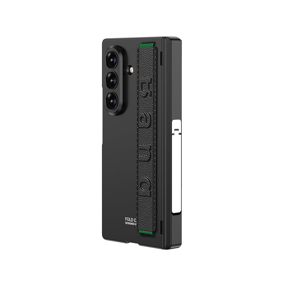 Galaxy Z Fold 7 Case Zore Kıpta KPT-01 Stand Cover Black 