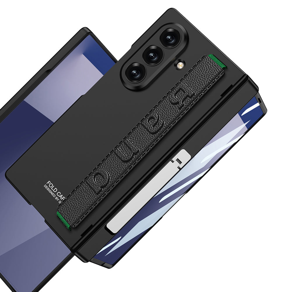 Galaxy Z Fold 7 Case Zore Kıpta KPT-01 Stand Cover Black 