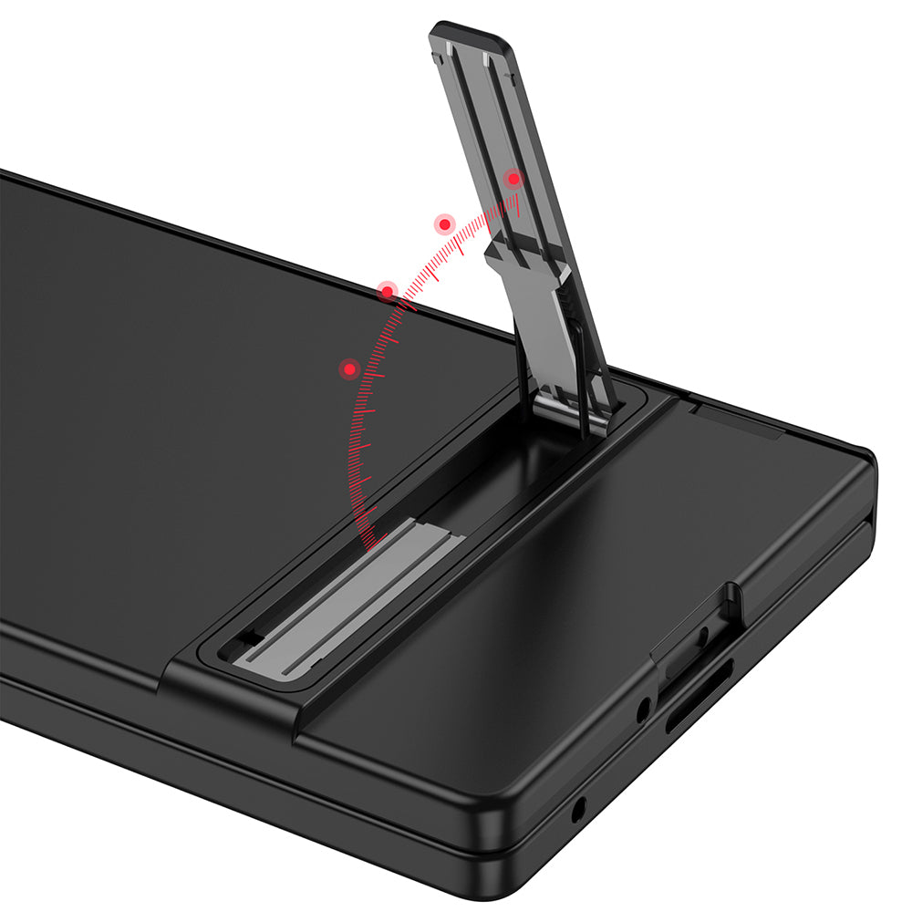 Galaxy Z Fold 7 Case Zore Kıpta Stand Cover Black